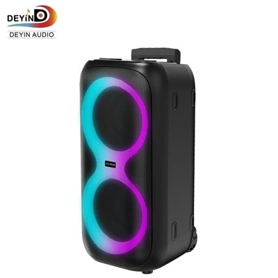 Newest Dual 6 Nti RGB Lub Teeb Wireless BT Speakers Nrog Wireless Txuas / xov tooj cua / USB Function